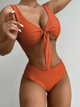 New solid color bikini bow swimsuit European and American swimsuit women's swimwear beach bikini top  bathing suit