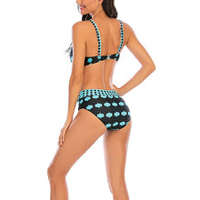 New Printed Swimwear Colorful Pattern Swimwear with Chest Cushion No Steel Support Women's Swimwear Swimwear