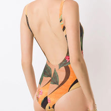 Printed Crinkle Chic One Piece Summer SwimwearLuxury Monokini Sexy Swimwear For Girl With Cover Up