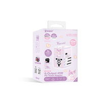 XPower x Sanrio Kuromi TA45B 45W 6輸出 PD3.0/PPS快充旅行充電器