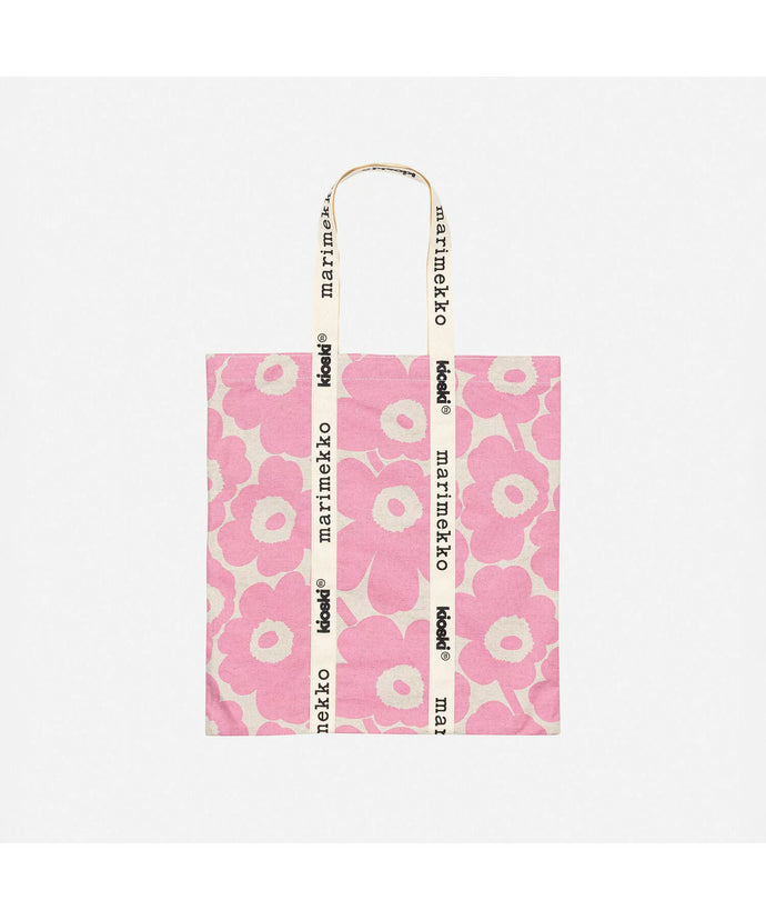 日本代購【日本限定】Marimekko Carrier Midi Unikko Tote Bag 43X41cm (Pink)