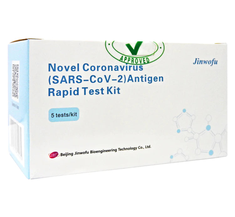 JINWOFU (金沃夫) 新型冠狀病毒快速檢測套裝 (1盒5 套)