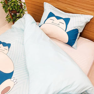 Pokemon Kabigon 卡比獸 Snorlax Qulit Cover and Pillow Case 被套連枕頭袋