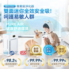 日本Double Clean P280 Air Pure Air Purifier 智控雙域大吸力三重強淨改性炭5D祛味除菌靜音寵物級新風空氣淨化機PRO